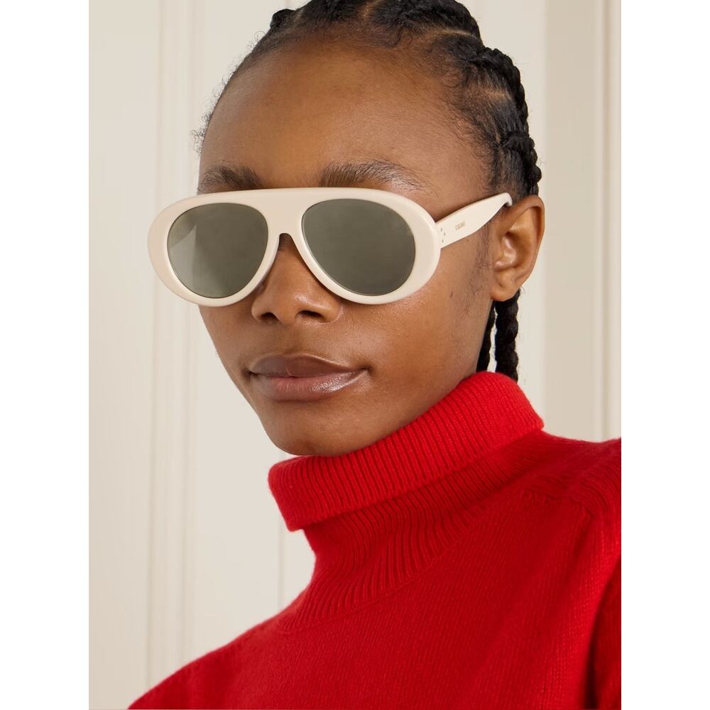 NEW!!! Celine CL40300U APRES SKI CAPSULE 25C Ivory Sunglasses Authentic